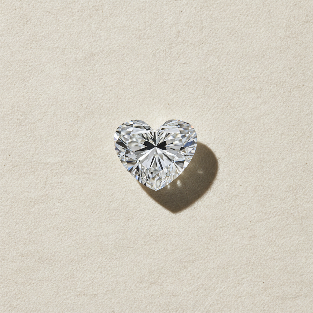 3.55 Carat Heart Cut Lab Grown Diamond VVS1 D Color IGI Certified
