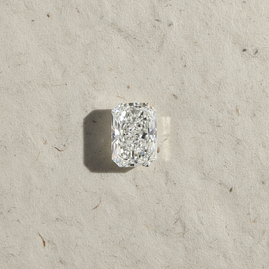 3,55 Karat strahlender, im Labor gezüchteter Diamant, VVS1/F