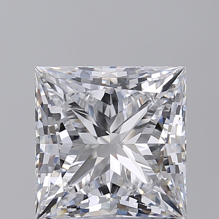 3.56 CT Princess Cut Lab-Grown Diamond - IGI Certified, D Color, VVS2 Clarity