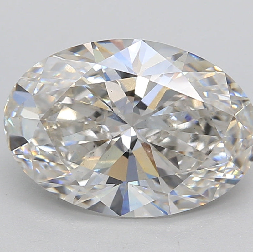 3.57 Carat Oval Cut Lab Grown Diamond VS2 H