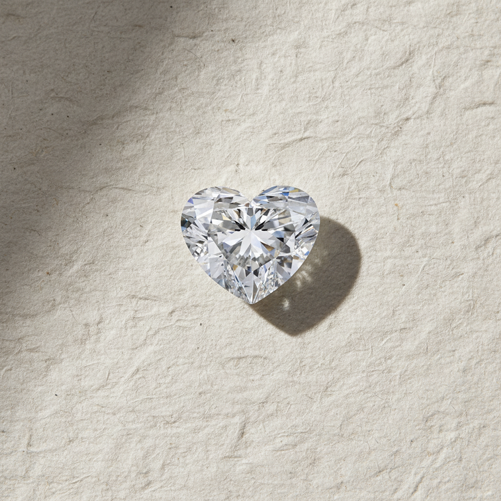 3.58 Carat Heart Cut Lab Grown Diamond VS2 E Color IGI Certified

