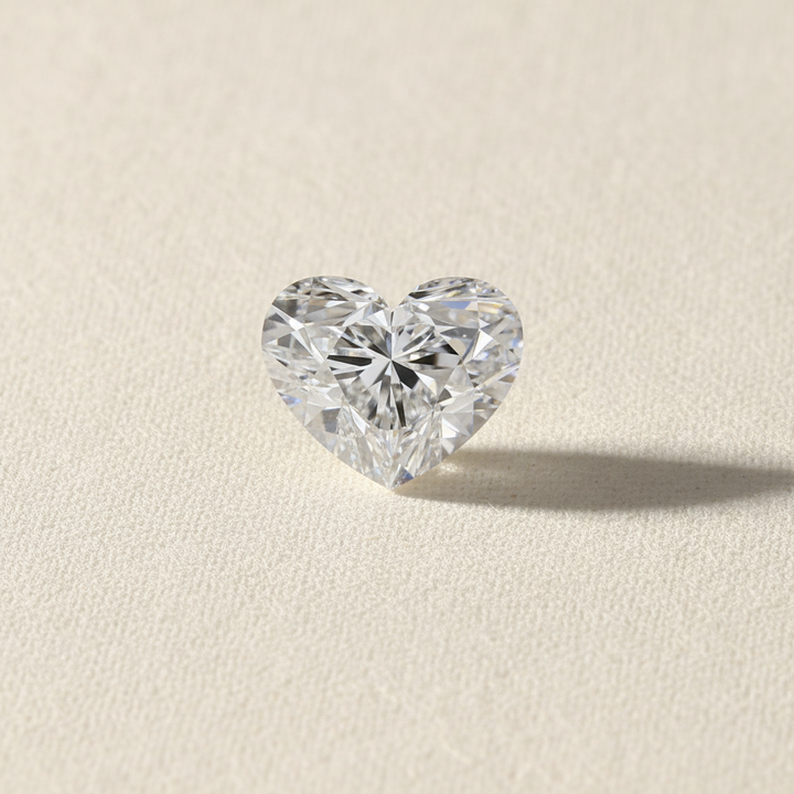 3.59 Carat Heart Cut Lab Grown Diamond VS1 F Color IGI Certified
