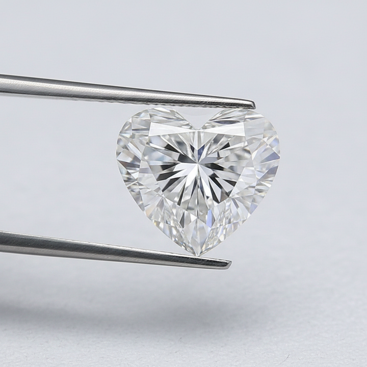 3.60 Carat E Color VS2 Heart Shape CVD Lab Grown Diamond IGI Certified
