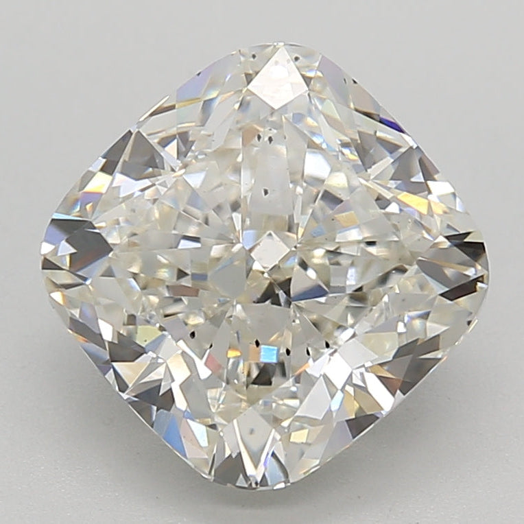 3.63 Carat Cushion Cut Lab Grown Diamond VS2 H
