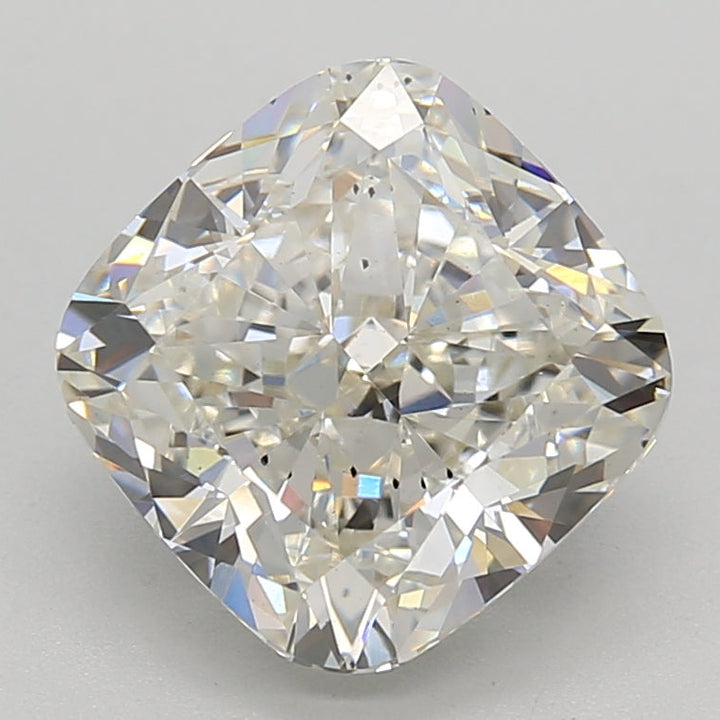 3.63 Carat Cushion Cut Lab Grown Diamond VS2 H