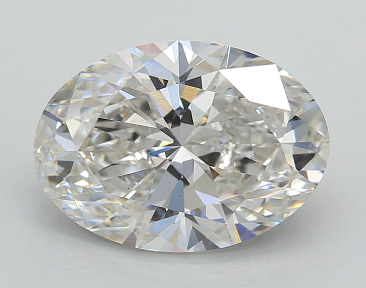 3.66 CT Oval Cut Lab-Grown Diamond, IGI Certified, G Color, VS1 Clarity