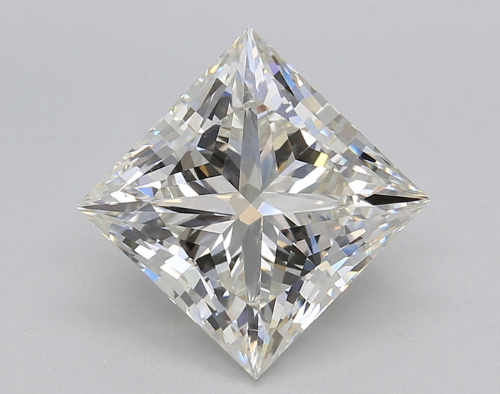3.75 CT Princess Cut Lab-Grown Diamond - IGI Certified, H Color, VS1 Clarity