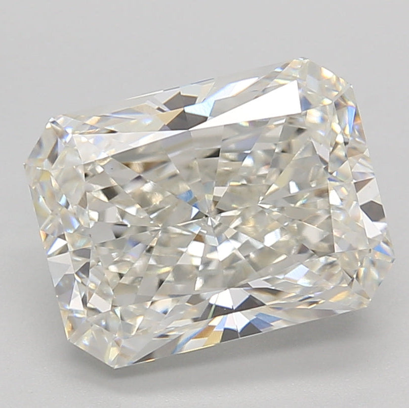 3.75 Carat Radiant Cut Lab Grown Diamond VVS2 G