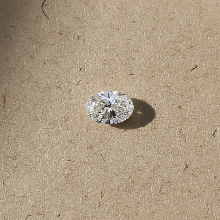 3,77 karaat ovaal geslepen laboratoriumdiamant, VS1/G