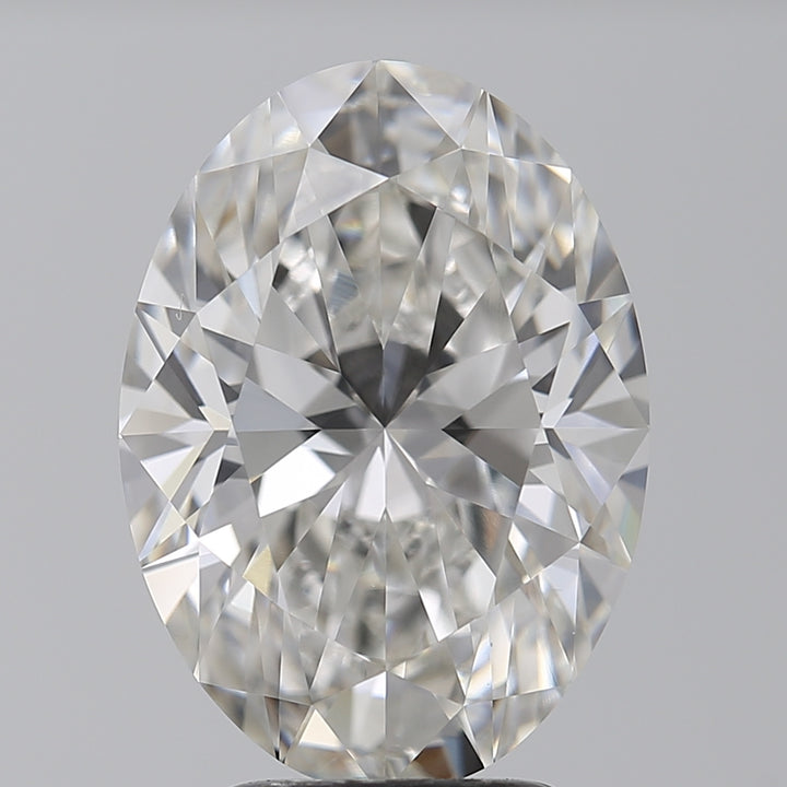 3.77 Carat Oval Cut Lab Grown Diamond VVS1 H