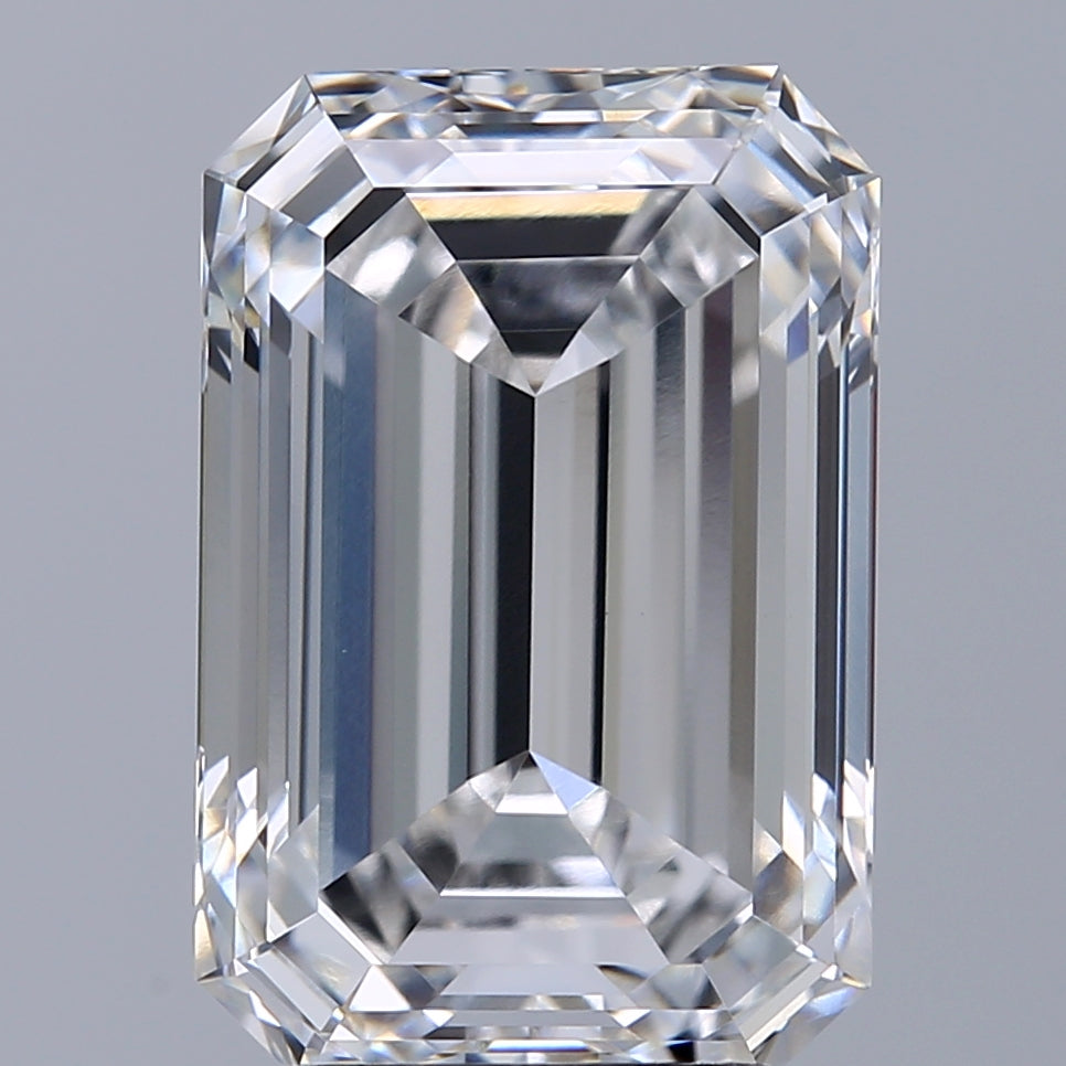 3.80 Carat Emerald Cut Lab Grown Diamond VVS1 E