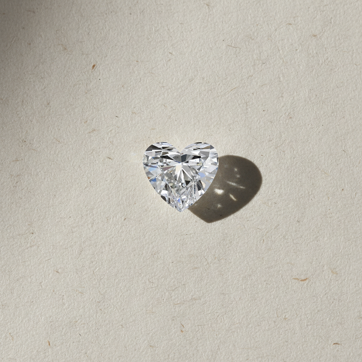 3.81 Carat Heart Cut Lab Grown Diamond VS2 D Color IGI Certified
