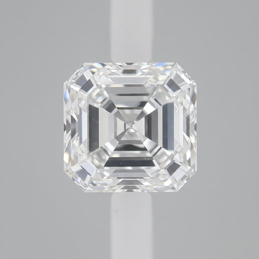 Diamant cultivé en laboratoire Asscher de 3,82 carats, VS1/E