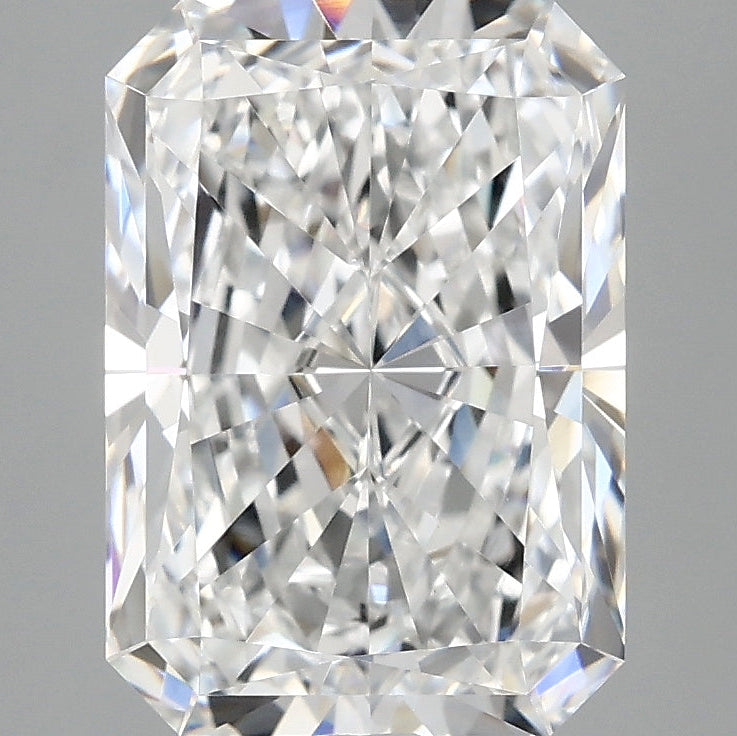 3.84 Carat Radiant Cut Lab Grown Diamond VVS2 D