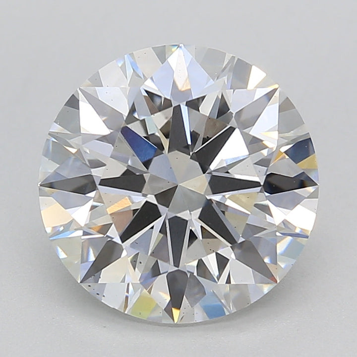 3.89 Carat Round Lab Grown Diamond VS2 F