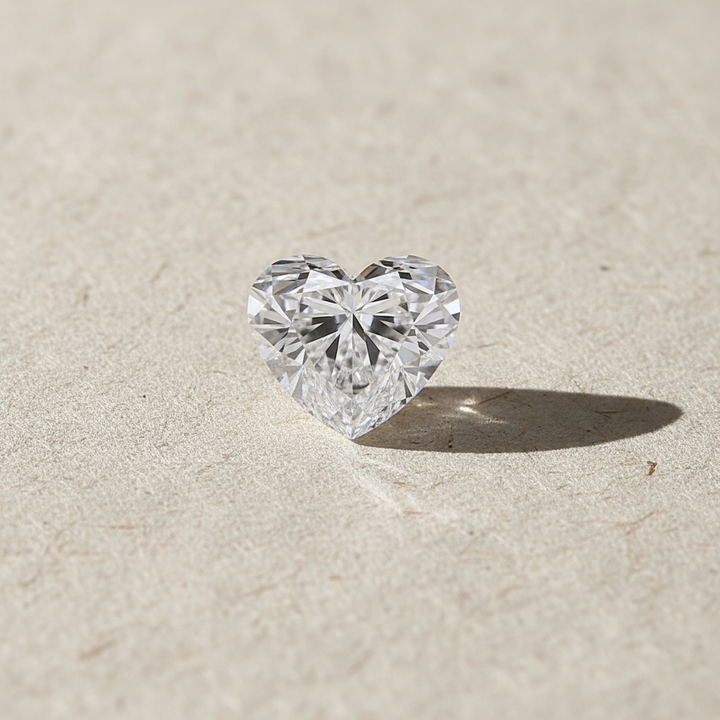 8.09 Carat Heart Shape Lab Grown Diamond VS1 F Color IGI Certified
