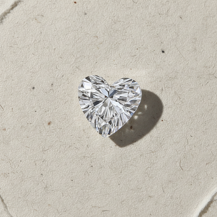 8.06 Carat Heart Shape Lab Grown Diamond VS1 E Color IGI Certified
