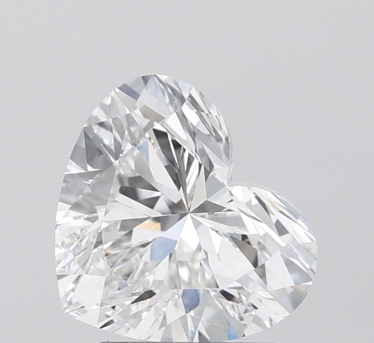 2,09 Karat herzförmiger, im Labor gezüchteter Diamant, VS1/E