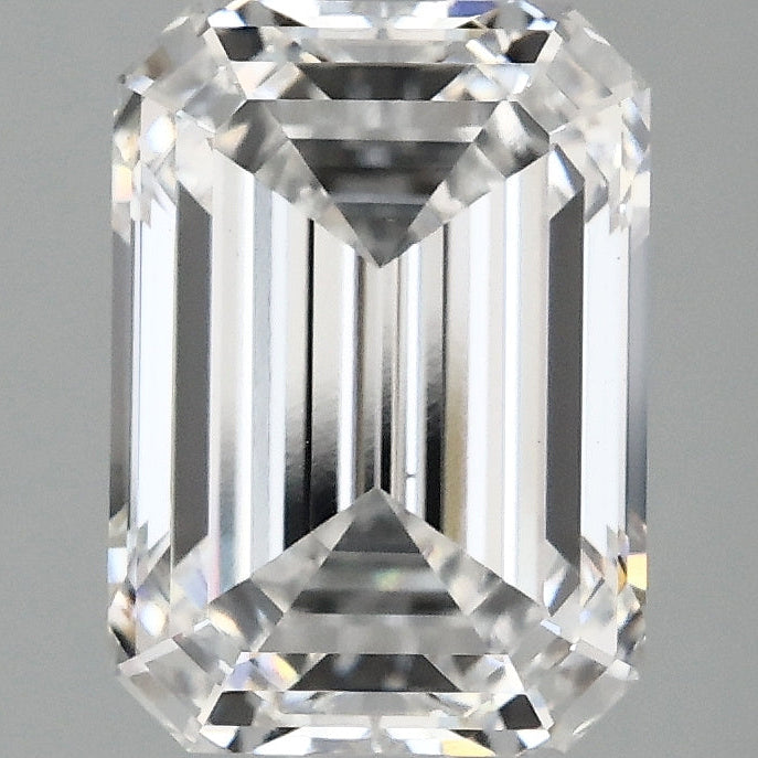 Diamante cultivado en laboratorio esmeralda de 3,08 quilates VS2 D