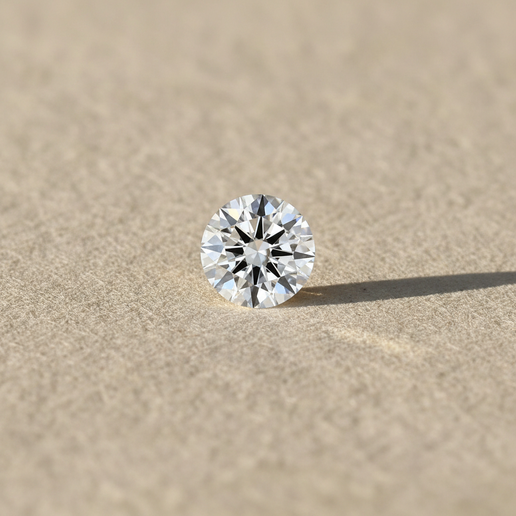 4.01 Carat Round D VVS2 Lab Grown Diamond Excellent Cut IGI Certified