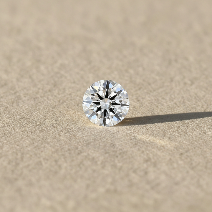 4.01 Carat Round D VVS2 Lab Grown Diamond Excellent Cut IGI Certified