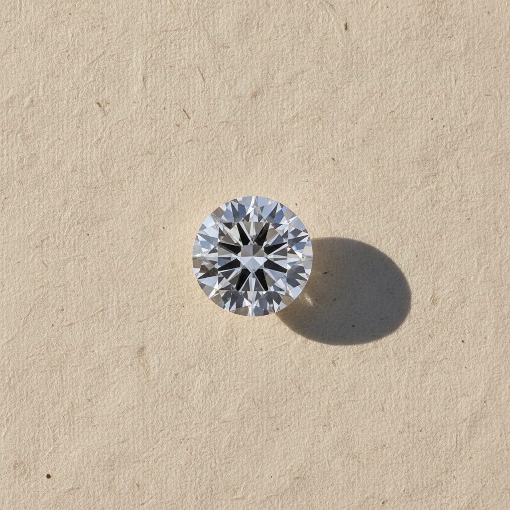 4.02 Carat Round D VS1 Lab Grown Diamond Excellent Cut IGI Certified