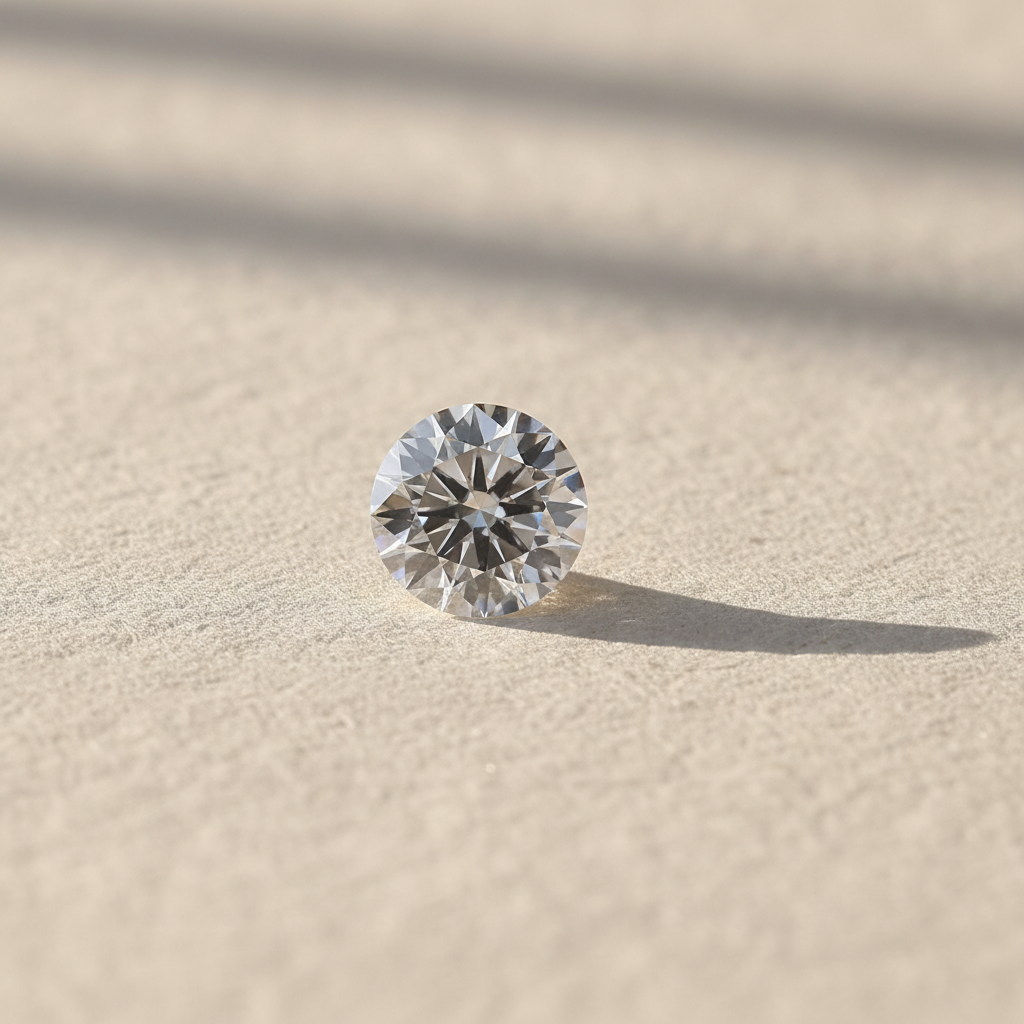 4.02 Carat Round D VVS2 Lab Grown Diamond Ideal Cut IGI Certified