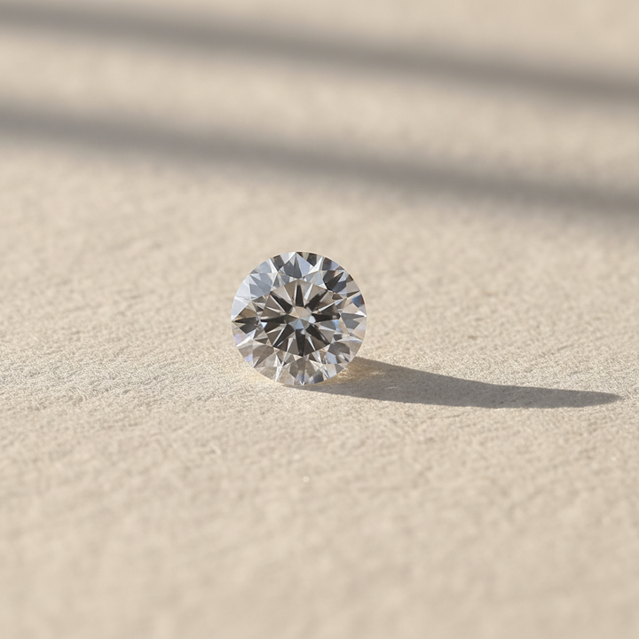 4.02 Carat Round D VVS2 Lab Grown Diamond Ideal Cut IGI Certified