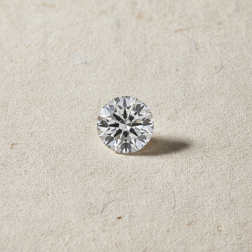 4.08 Carat Round E VVS2 Lab Grown Diamond Ideal Cut IGI Certified