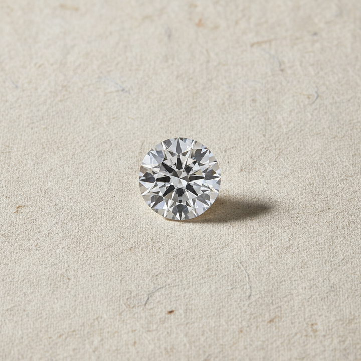 4.08 Carat Round E VVS2 Lab Grown Diamond Ideal Cut IGI Certified