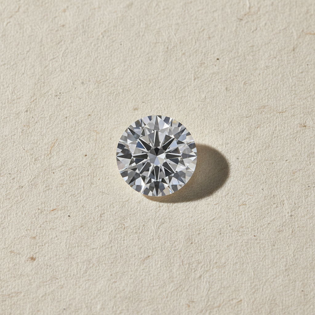 4.13 Carat Round D VVS2 Lab Grown Diamond Excellent Cut IGI Certified