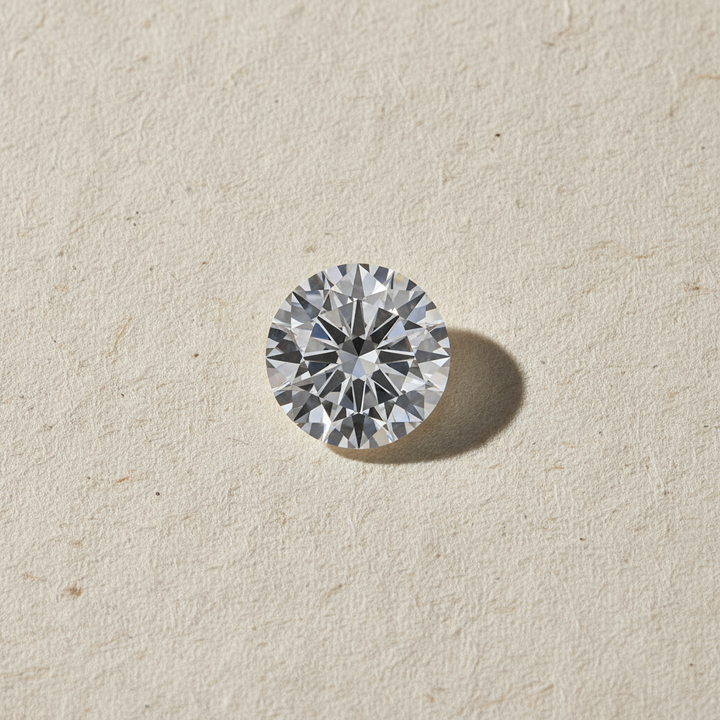 4.13 Carat Round D VVS2 Lab Grown Diamond Excellent Cut IGI Certified