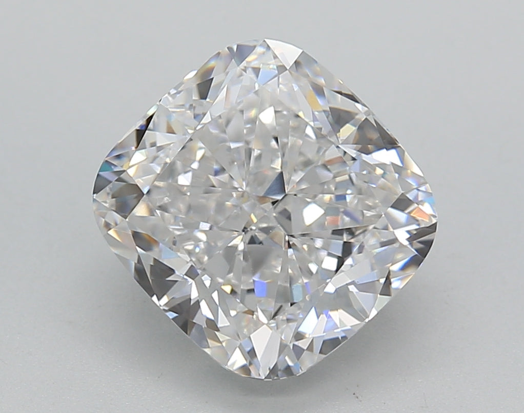 4.00 CT Cushion Cut Lab-Grown Diamond, GIA Certified, VS1 Clarity, E Color
