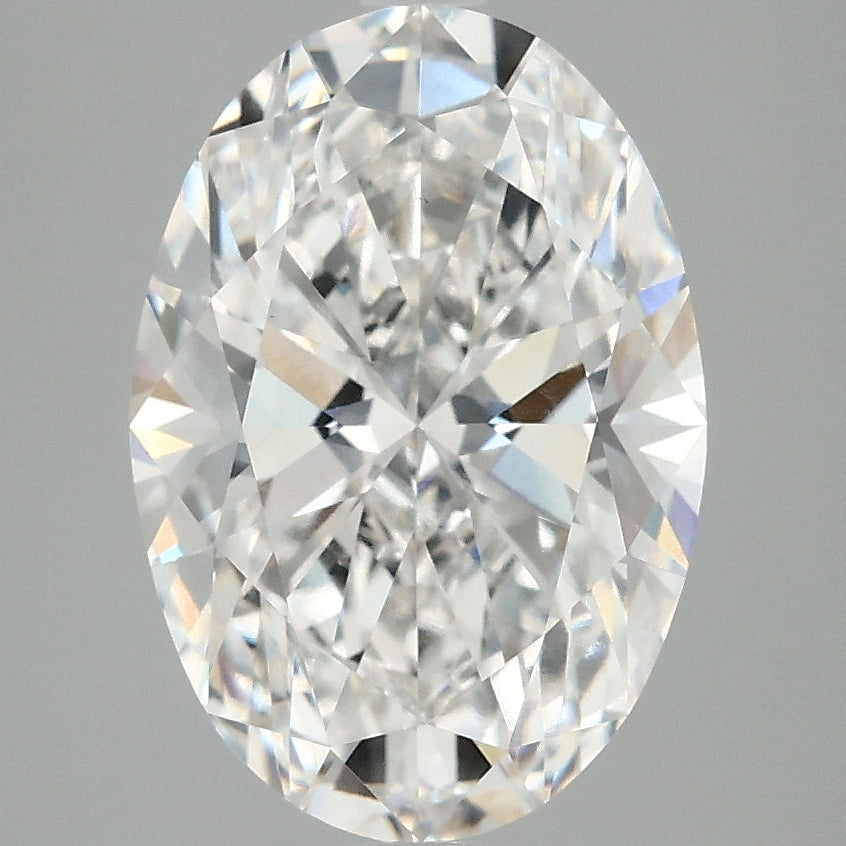 4.00 Carat D VS2 Oval CVD Diamond IGI Certified Lab Grown Diamond 12.80 x 8.93 mm