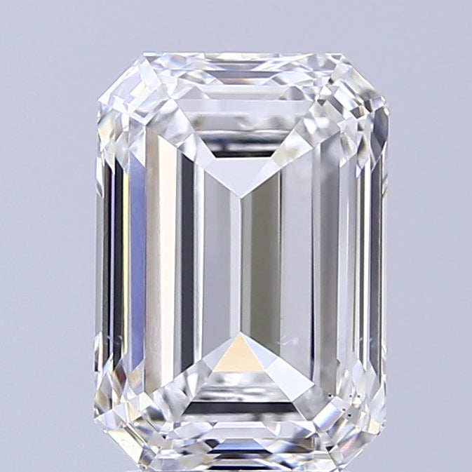 4,00 Karat Lab-Grown-Diamant im Smaragdschliff VS2 F