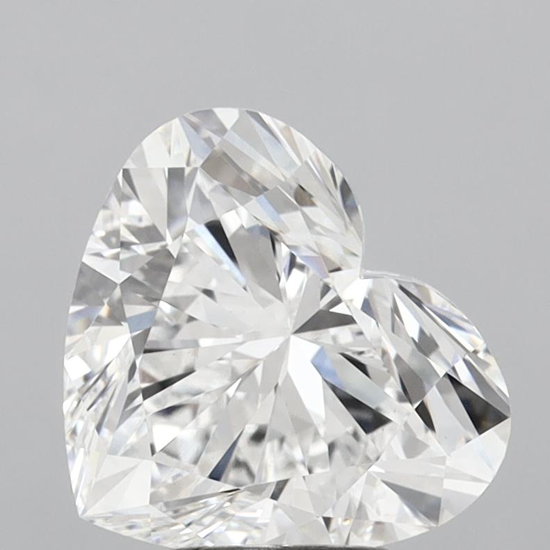 4.00 Carat Heart Cut Lab Grown Diamond VS1E