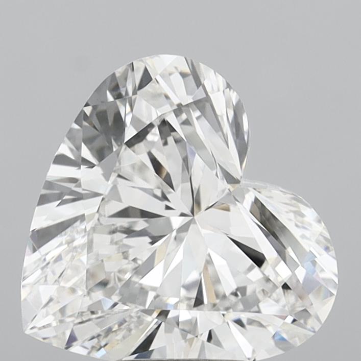 4.00 Carat Heart Lab Grown Diamond VVS2 F