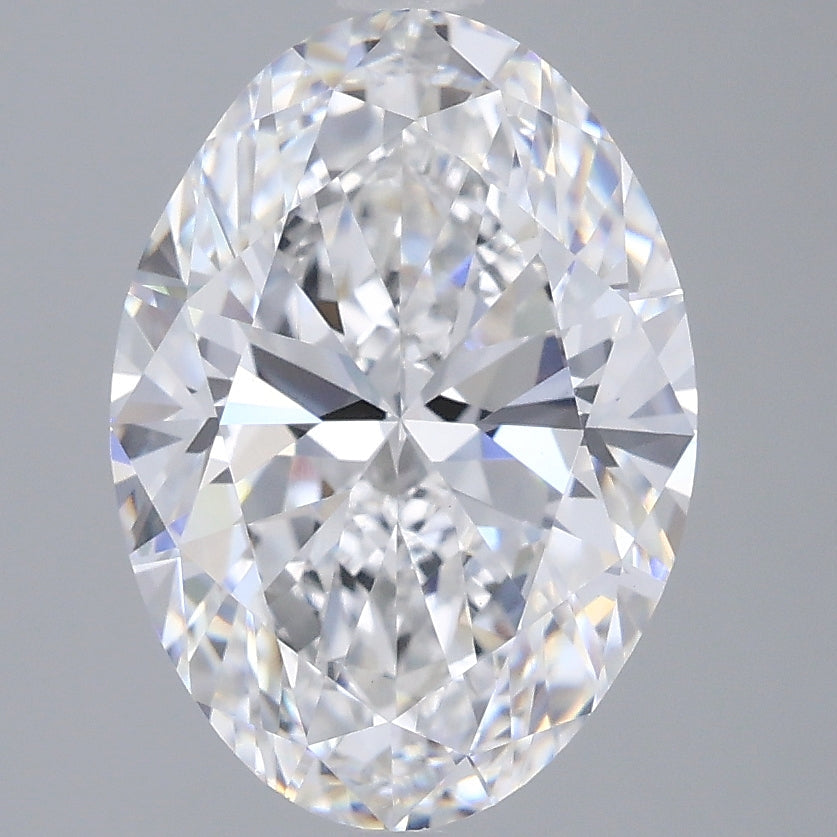 Diamante cultivado en laboratorio de talla ovalada de 4,00 quilates VS1 E
