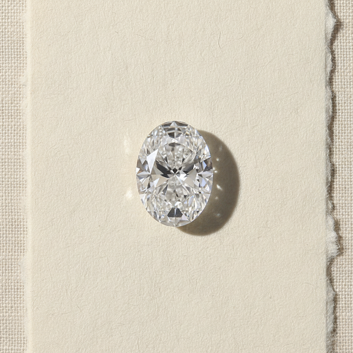 4.00 Carat Oval Cut Lab Grown Diamond, VS1/G