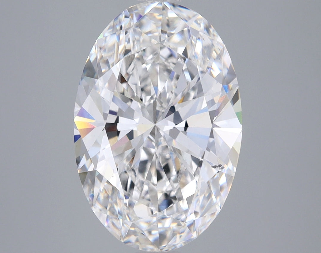 4.00 Carat Oval Cut Lab Grown Diamond VS2D 