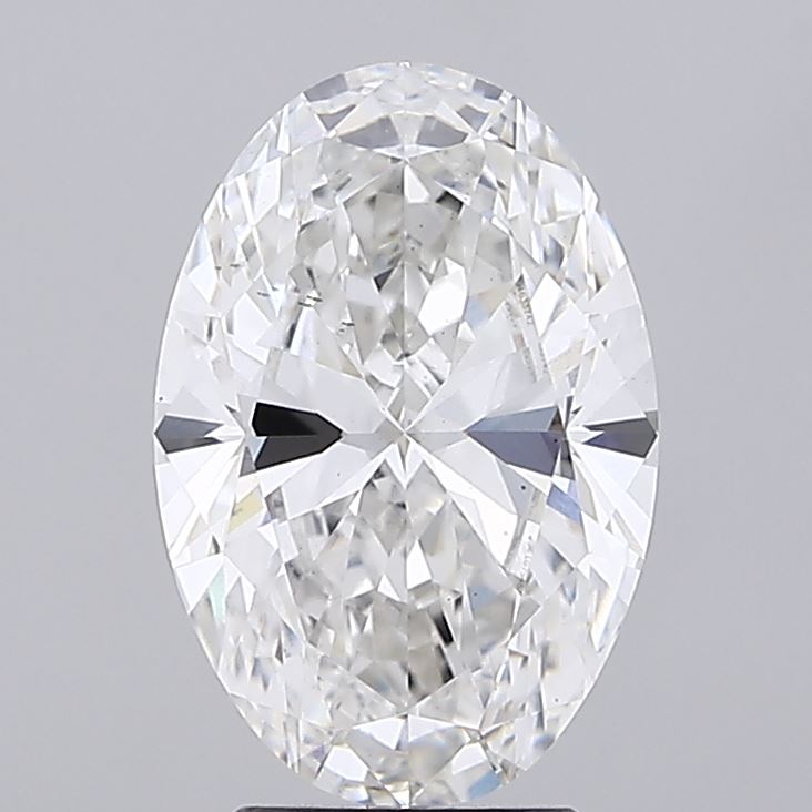 Diamante cultivado en laboratorio de talla ovalada de 4,00 quilates VS2 F