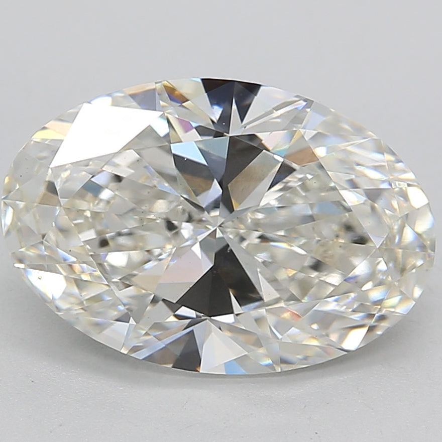 4.00 Carat Oval Cut Lab Grown Diamond VS2 H
