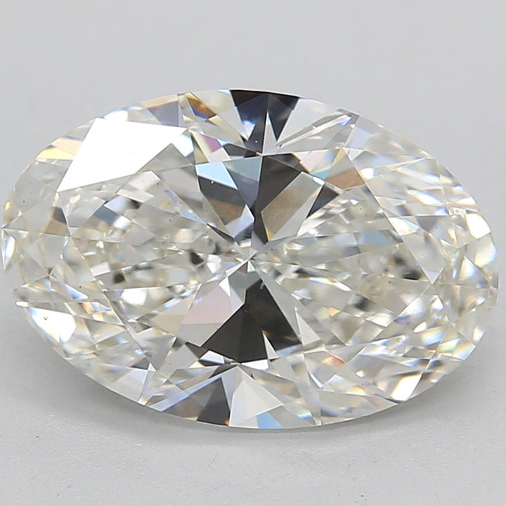 4.00 Carat Oval Cut Lab Grown Diamond VS2 H