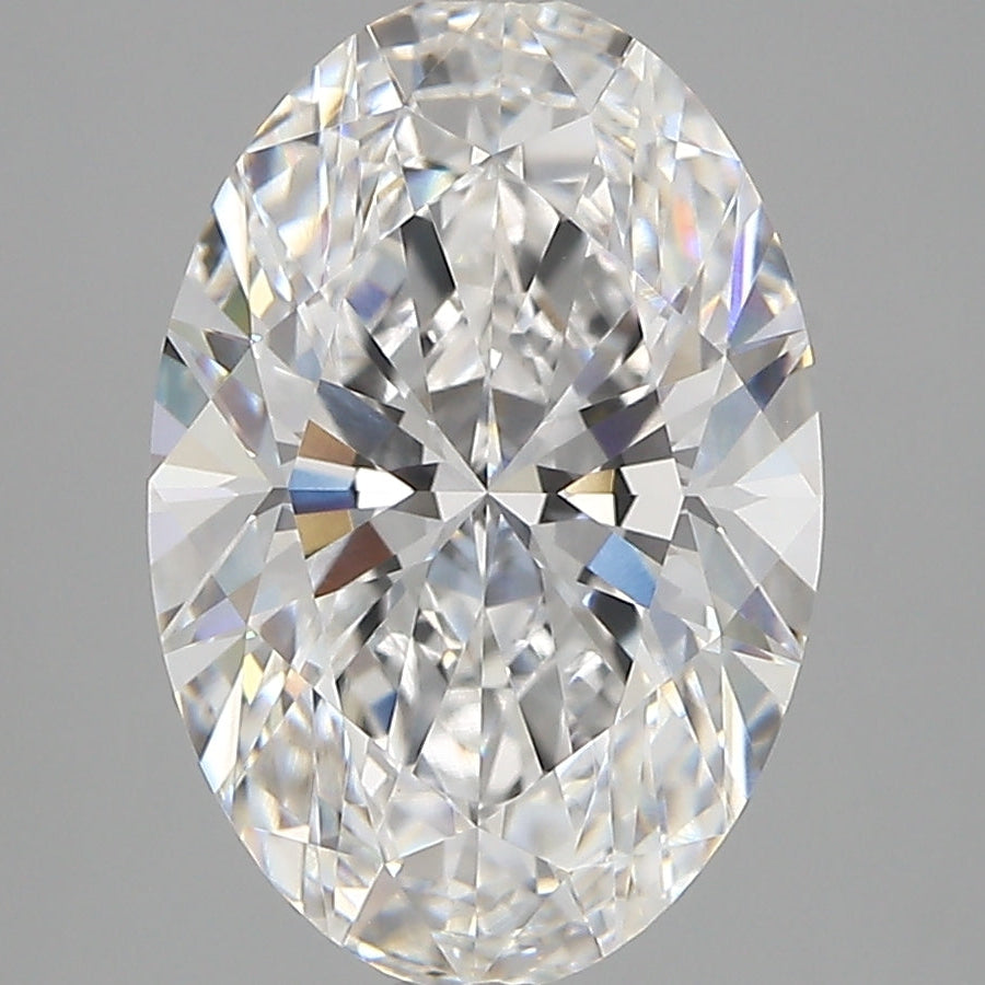 Diamante cultivado em laboratório com corte oval de 4,00 quilates VVS1 D