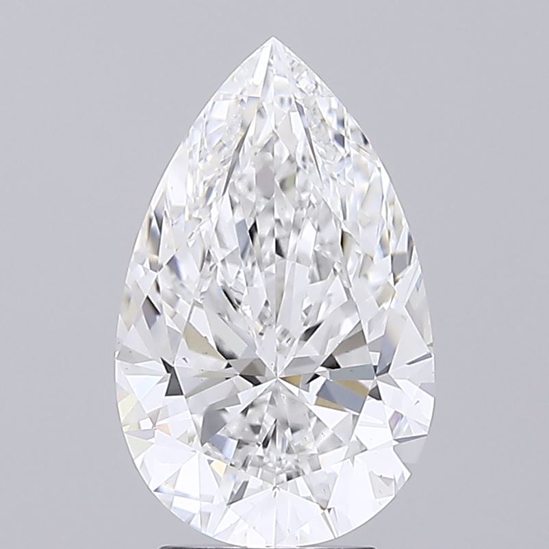 4.00 Carat Pear Cut Lab Grown Diamond VS1D 