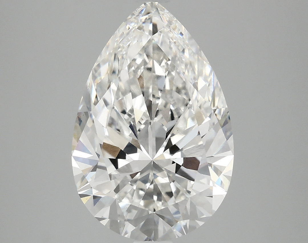 4.00 Carat Pear Cut Lab Grown Diamond VS1E