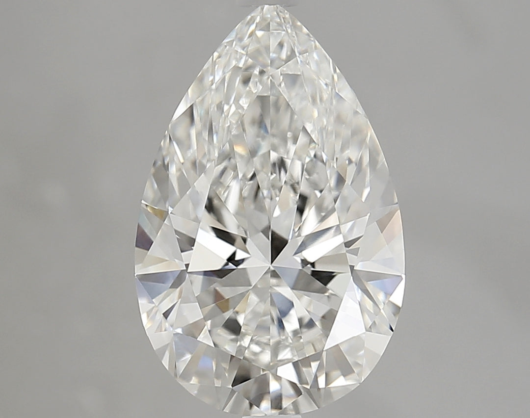 4.00 Carat Pear Cut Lab Grown Diamond VVS1F 