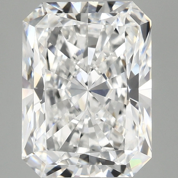 Diamant cultivé en laboratoire de 4,00 carats, taille radiante VVS2 D