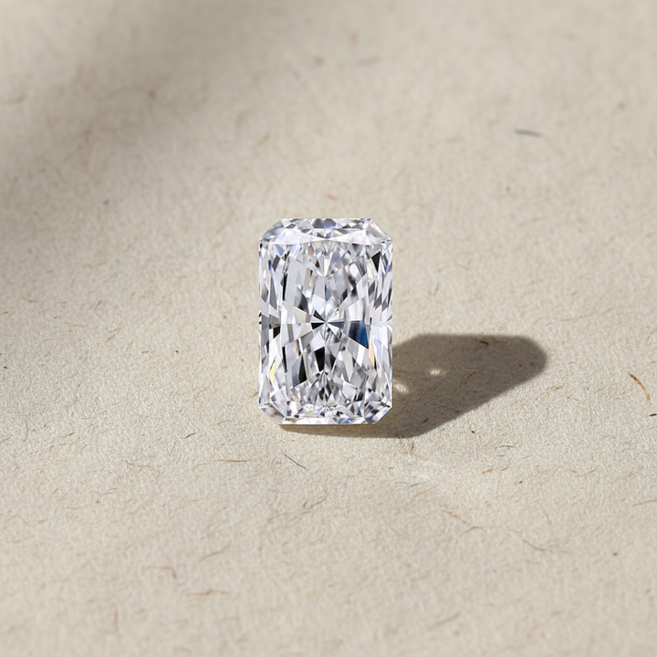 4.00 Carat Radiant Lab Grown Diamond, VVS1/D