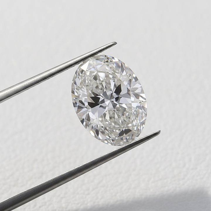 Diamant cultivé en laboratoire de taille ronde de 4,00 carats, VS1/H